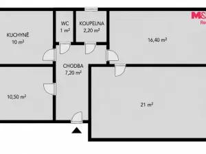 Prodej bytu 3+1, Okrouhlá, 69 m2