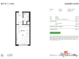 Pronájem bytu 1+kk, Plzeň - Jižní Předměstí, Železná, 31 m2
