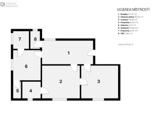 Prodej bytu 2+1, Frýdek-Místek, F. Čejky, 80 m2