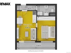 Prodej bytu 2+kk, Praha - Braník, Jílovská, 36 m2