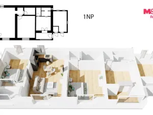 Prodej rodinného domu, Mnichovice - Božkov, Nad rybníkem, 312 m2