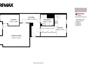 Prodej bytu 2+1, Karlovy Vary, nábřeží Jana Palacha, 72 m2