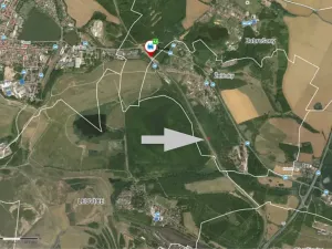 Pronájem pozemku, Zabrušany, 77 m2