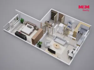Prodej bytu 2+1, Ústí nad Labem - Neštěmice, Na Výšině, 62 m2