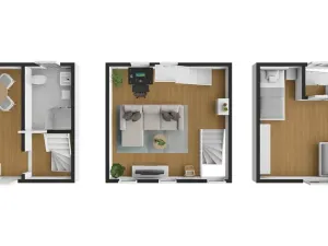 Pronájem chaty, Horoměřice, U Potůčku, 56 m2