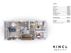 Prodej bytu 3+kk, Nymburk, Okružní, 68 m2