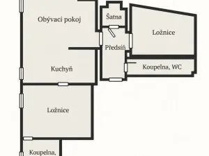 Prodej bytu 3+kk, Karlovy Vary, Sadová, 95 m2