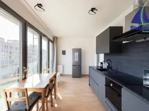 Pronájem bytu 1+kk, Praha - Karlín, Breitfeldova, 63 m2