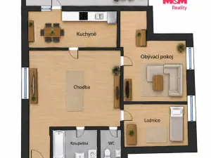 Prodej bytu 2+1, Most, tř. Budovatelů, 57 m2
