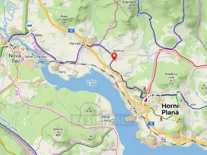 Prodej pozemku pro bydlení, Horní Planá - Pernek, Maňava, 1127 m2