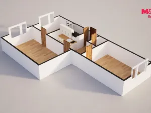 Prodej bytu 2+1, Česká Lípa, Železničářská, 61 m2