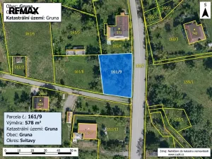 Prodej pozemku pro bydlení, Gruna, 578 m2