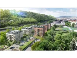 Pronájem bytu 2+kk, Praha - Karlín, Švarcova, 56 m2