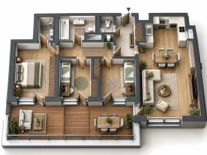 Prodej bytu 4+kk, Praha - Košíře, Naskové, 106 m2