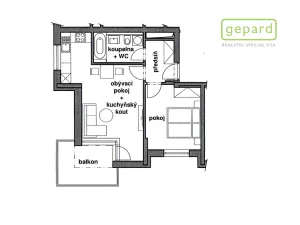 Pronájem bytu 2+kk, Brandýs nad Labem-Stará Boleslav - Brandýs nad Labem, U Vodojemu, 44 m2
