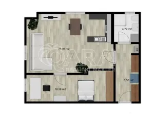 Prodej bytu 2+kk, Hostivice, Čsl. armády, 55 m2