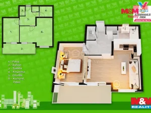Prodej bytu 2+kk, Žacléř - Prkenný Důl, 64 m2