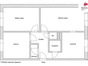 Prodej bytu 3+1, Rančířov, 72 m2