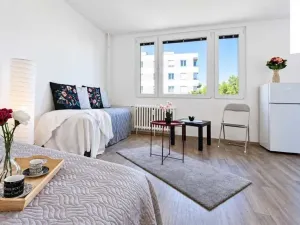 Prodej bytu 1+kk, Pardubice - Polabiny, Sluneční, 28 m2