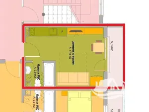 Prodej bytu 1+kk, Bjala, Bulharsko, 29 m2