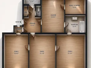 Prodej bytu 3+1, Praha - Bubeneč, U Sparty, 103 m2