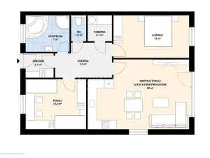 Pronájem rodinného domu, Postřižín, Na Stráni, 80 m2