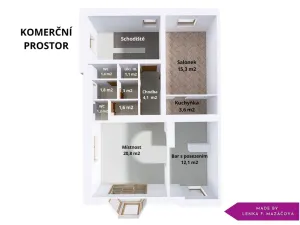Pronájem restaurace, Olomouc - Povel, Tolstého, 64 m2