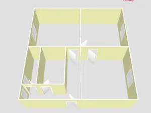Pronájem bytu 2+1, Mladá Vožice, Souhradí, 70 m2