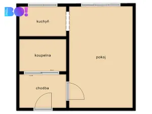 Prodej bytu 1+1, Havířov, Kosmonautů, 26 m2