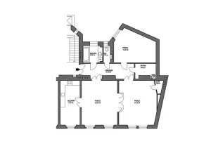 Pronájem bytu 3+1, Praha - Nové Město, Truhlářská, 119 m2
