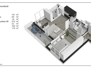 Prodej bytu 2+kk, Pardubice, Na Spravedlnosti, 65 m2