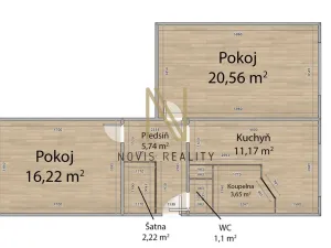 Pronájem bytu 2+1, Plzeň, Dvořákova, 56 m2