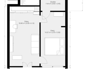 Pronájem bytu 2+kk, Brno, Kigginsova, 52 m2