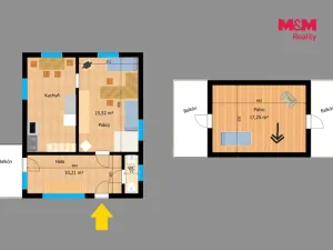 Prodej chaty, Hradec Králové - Malšova Lhota, Lhotecká, 60 m2