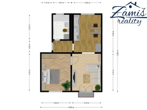 Prodej bytu 2+1, Kladno, Sevastopolská, 50 m2