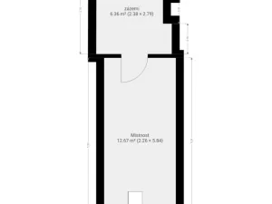 Pronájem obchodního prostoru, Brno - Žabovřesky, Minská, 19 m2