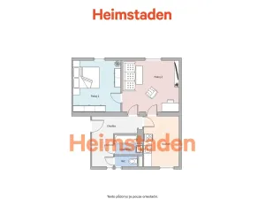 Pronájem bytu 2+1, Havířov - Město, U Stromovky, 55 m2