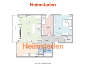 Pronájem bytu 3+1, Havířov - Podlesí, Dlouhá třída, 68 m2