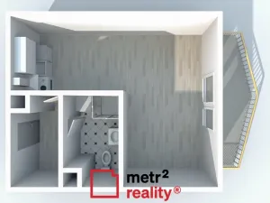 Pronájem bytu 1+kk, Olomouc, U solných mlýnů, 41 m2
