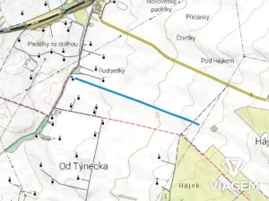 Prodej podílu pole, Týnec, 1114 m2