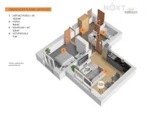 Prodej bytu 2+kk, Jilemnice, U Nemocnice, 36 m2