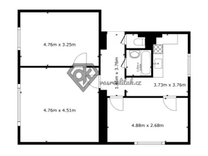 Prodej bytu 3+1, Lanškroun - Žichlínské Předměstí, Albrechtická, 72 m2