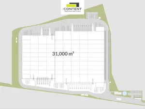 Pronájem výrobních prostor, Měnín, 7000 m2