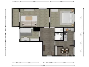 Prodej bytu 3+1, Písek, Ke Střelnici, 78 m2