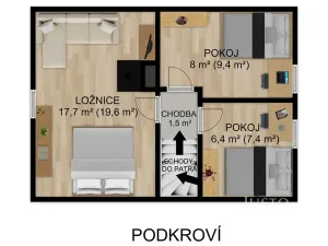 Prodej chaty, Slabčice, 115 m2