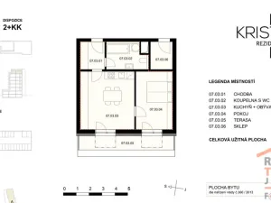Prodej bytu 2+kk, Hradec Králové, Pod Zámečkem, 43 m2