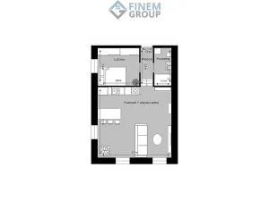 Prodej bytu 1+1, České Budějovice, 41 m2