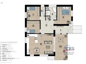 Prodej rodinného domu, Lety, Ve Škabrdli, 102 m2