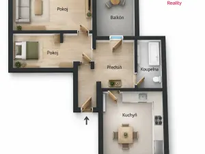Prodej bytu 2+1, Liberec - Liberec I-Staré Město, Klostermannova, 240 m2