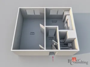 Prodej bytu 1+1, Plzeň - Bolevec, Manětínská, 39 m2